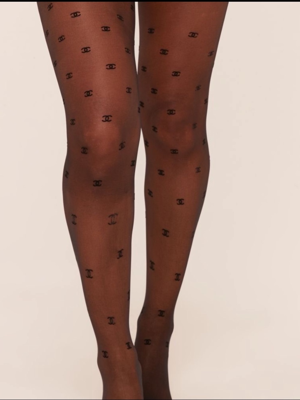 CHANEL Logo Hosiery - Picture 4 of 5